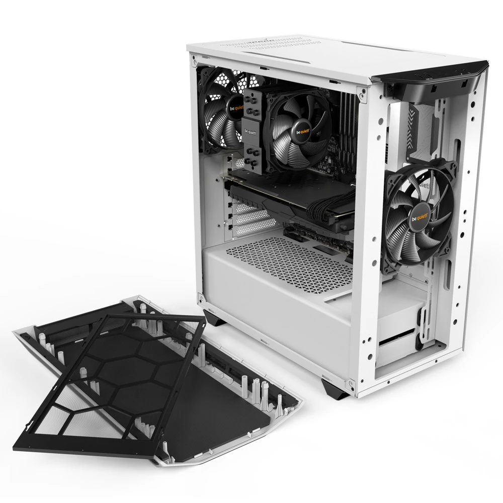 Корпус Bequiet! Pure Base 500, ATX, 2x140mm, белый — 5