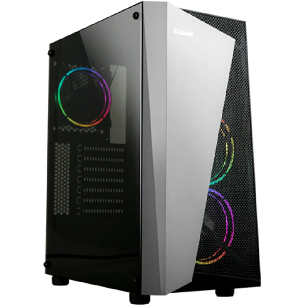 Корпус Zalman S4 PLUS, 3x12см RGB, черный — 4