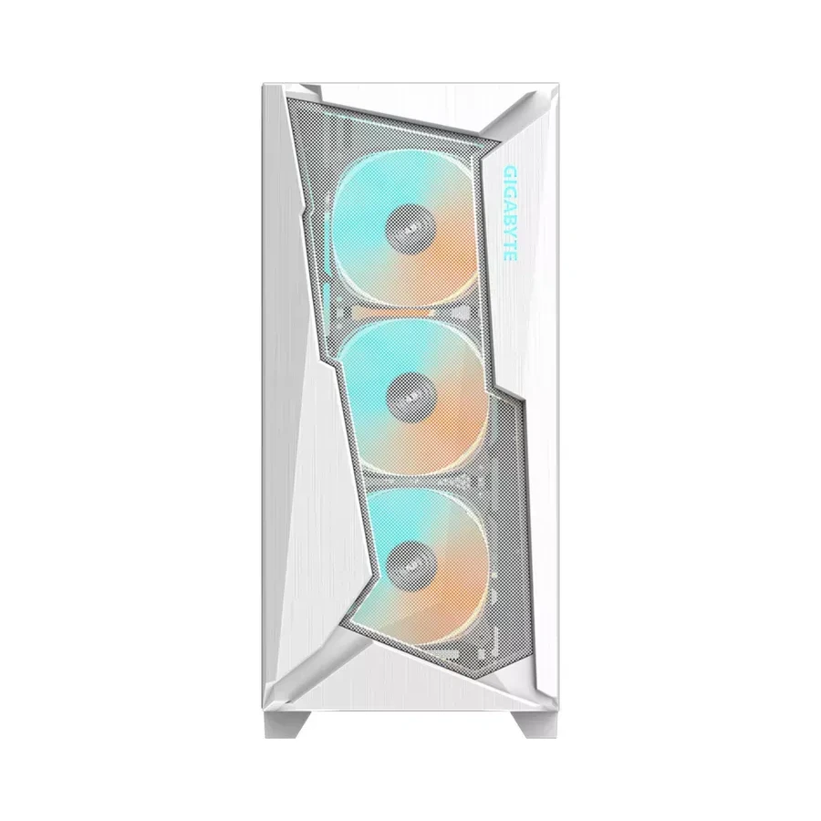 Корпус Gigabyte C301 GLASS V2, 4x12см ARGB, белый — 5