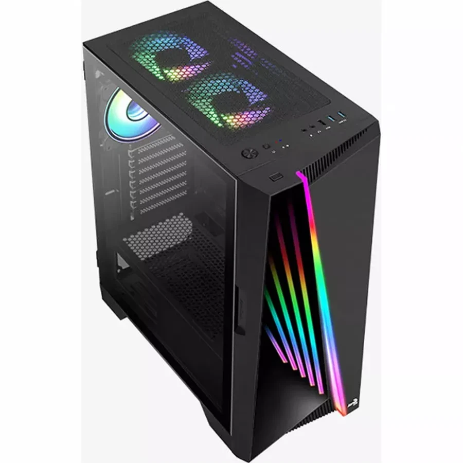 Корпус Aerocool Mirage-G-BK-v2 ATX, ARGB — 3