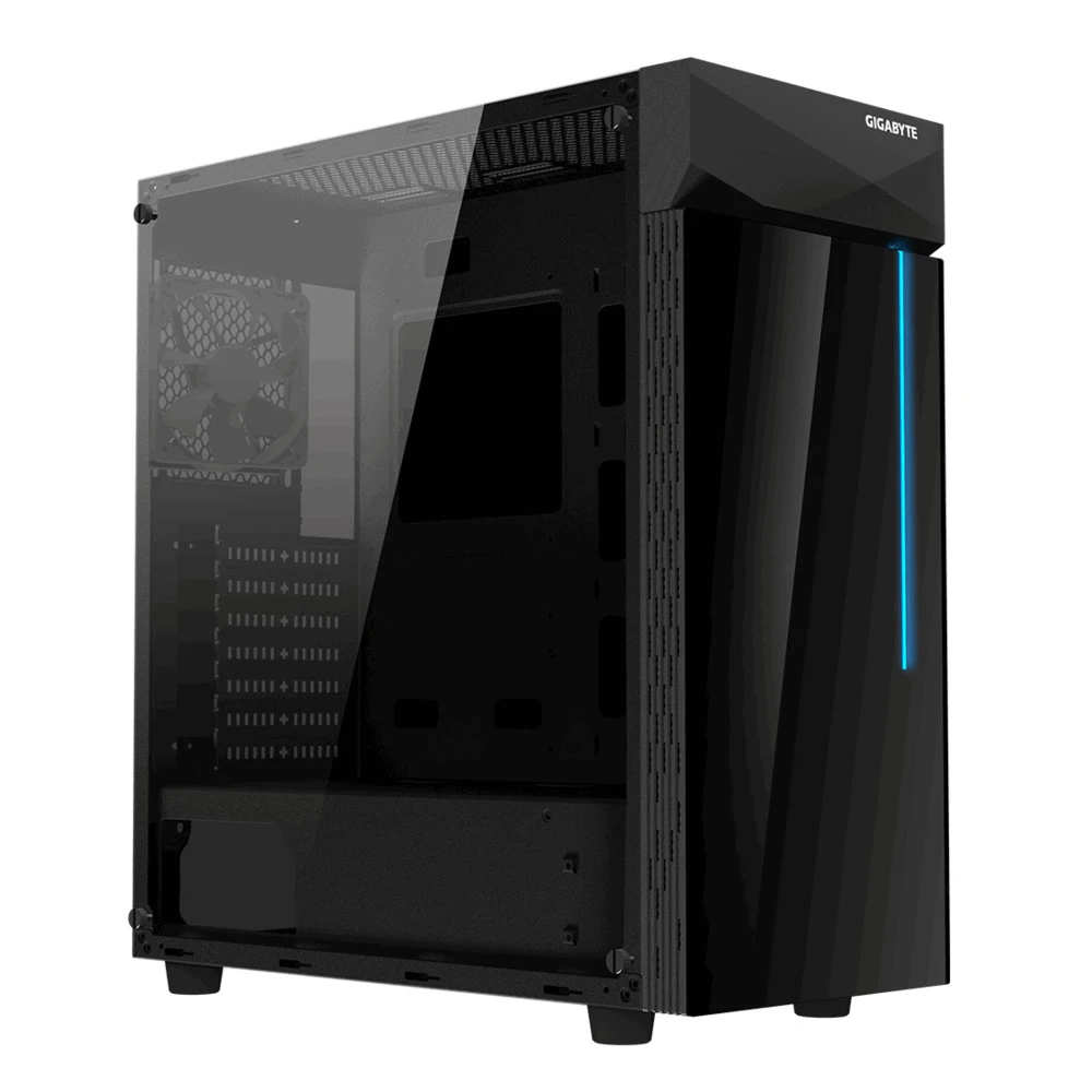Корпус GigaByte C200 GLASS, ATX, чёрный — 5