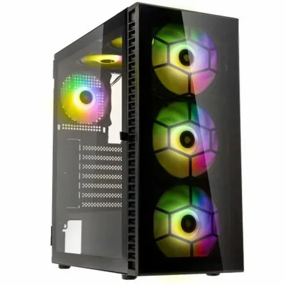 Корпус ПК Kolink Observatory HF Glass ARGB, чёрный — 2