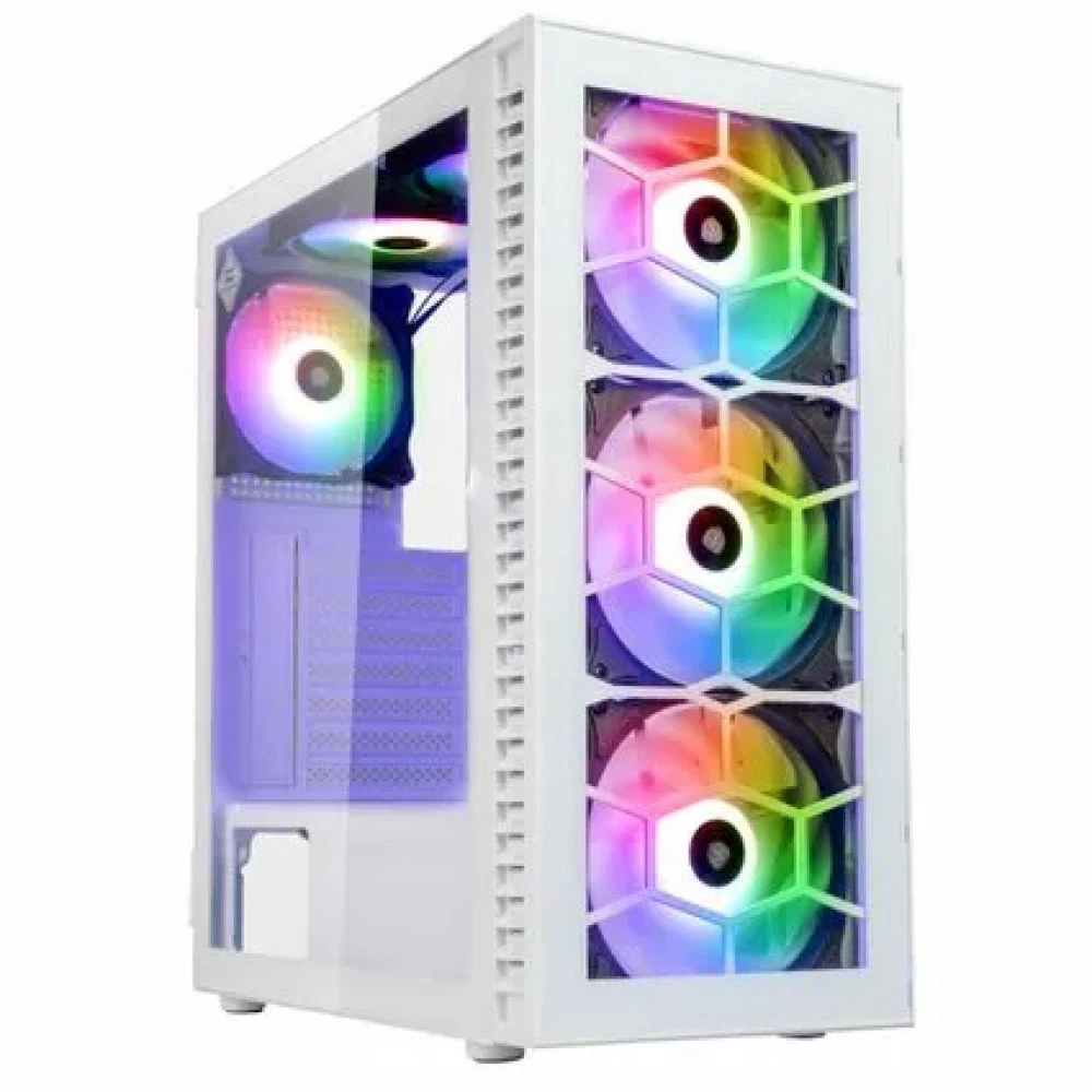 Корпус ПК Kolink Observatory HF Glass ARGB, белый — 2