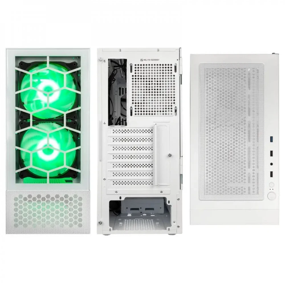 Корпус ПК Kolink Observatory MX Glass ARGB, белый — 2
