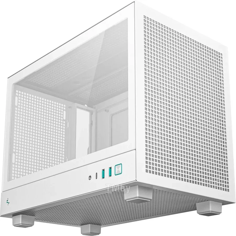 Компьютерный корпус Deepcool CH160 WH, Mini-ITX, сетка, USB Type-C, белый
