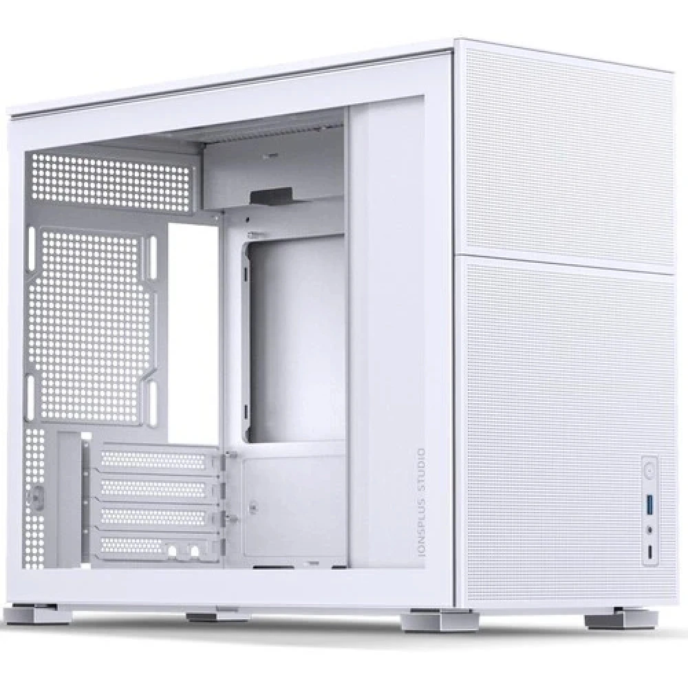 Компьютерный корпус Jonsbo D31 MESH White, Mini-Tower, M-ATX/DTX/ITX, Type-C, белый — 4