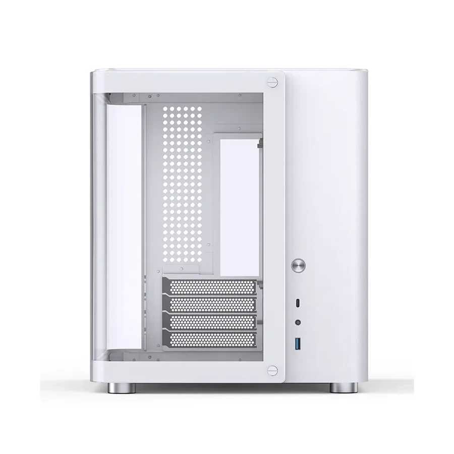 Корпус Jonsbo TK-1, Micro-Tower, M-ATX/M-ITX, белый — 2