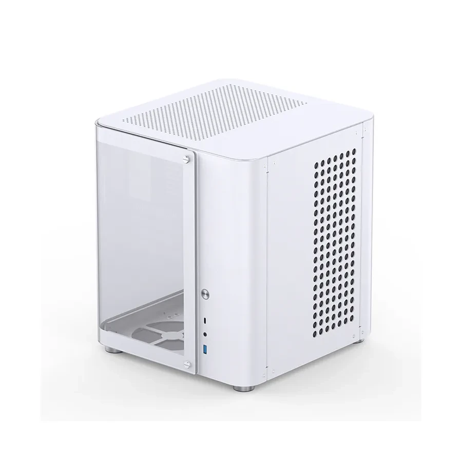 Корпус Jonsbo TK-1, Micro-Tower, M-ATX/M-ITX, белый — 3