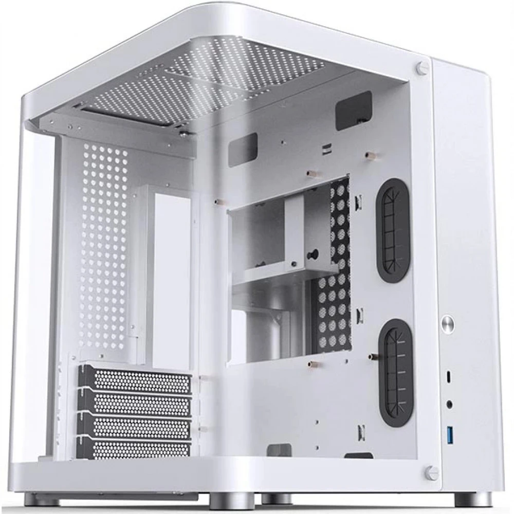 Корпус Jonsbo TK-1, Micro-Tower, M-ATX/M-ITX, белый — 4