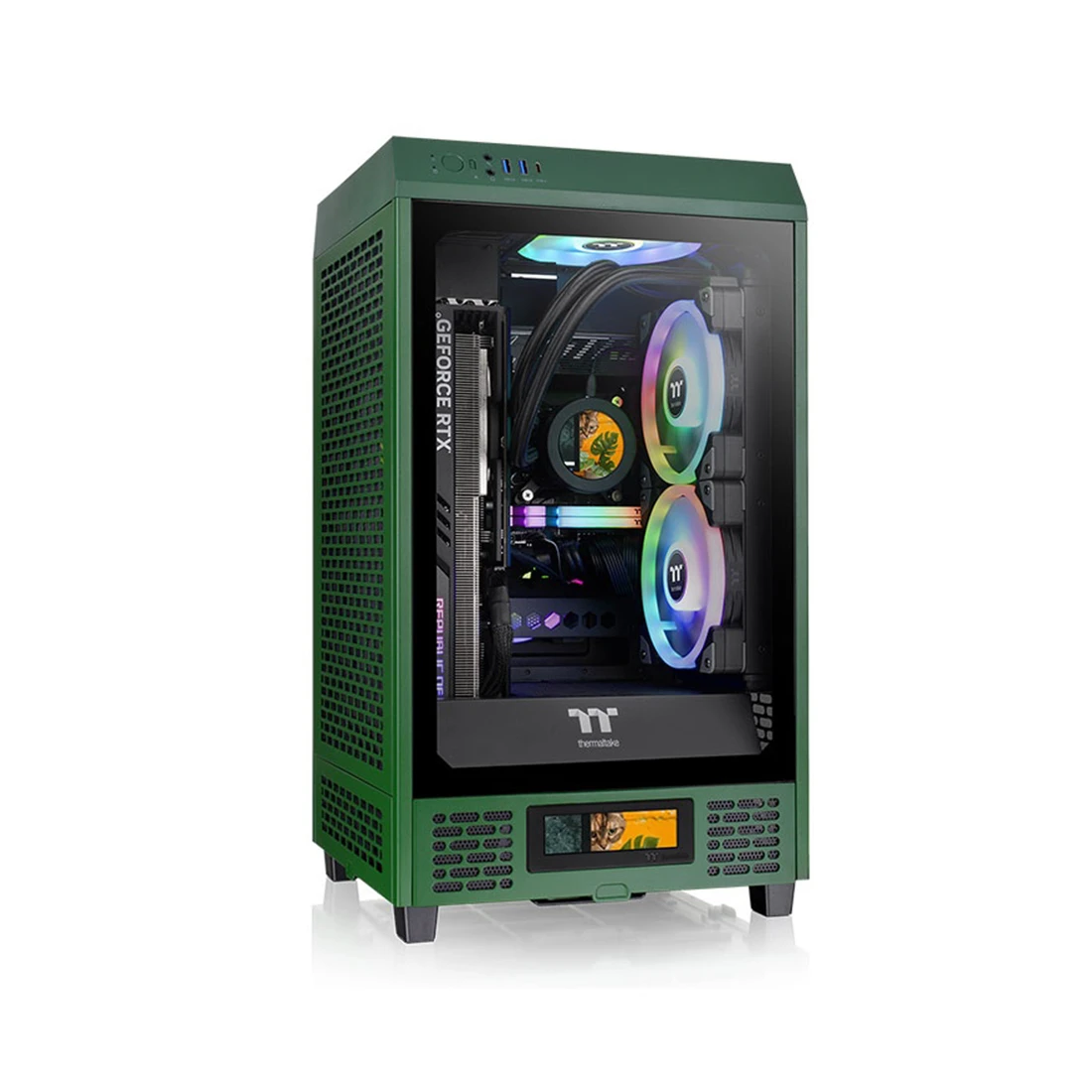 Корпус Thermaltake Tower 200, зелёный