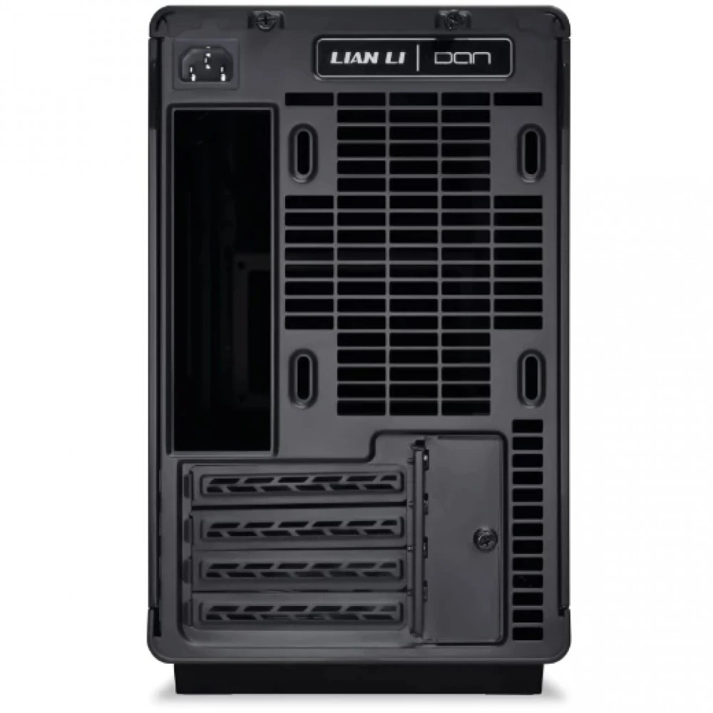 Корпус Lian Li A3-mATX-WD BLACK, mATX/ITX, деревянная панель — 4