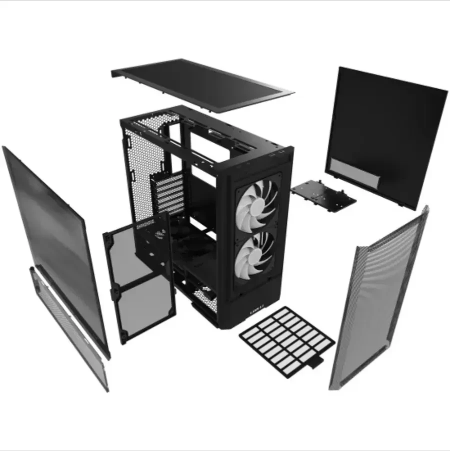 Корпус Lian Li Lancool 207 Digital, ATX, 4x140mm ARGB, LCD — 4