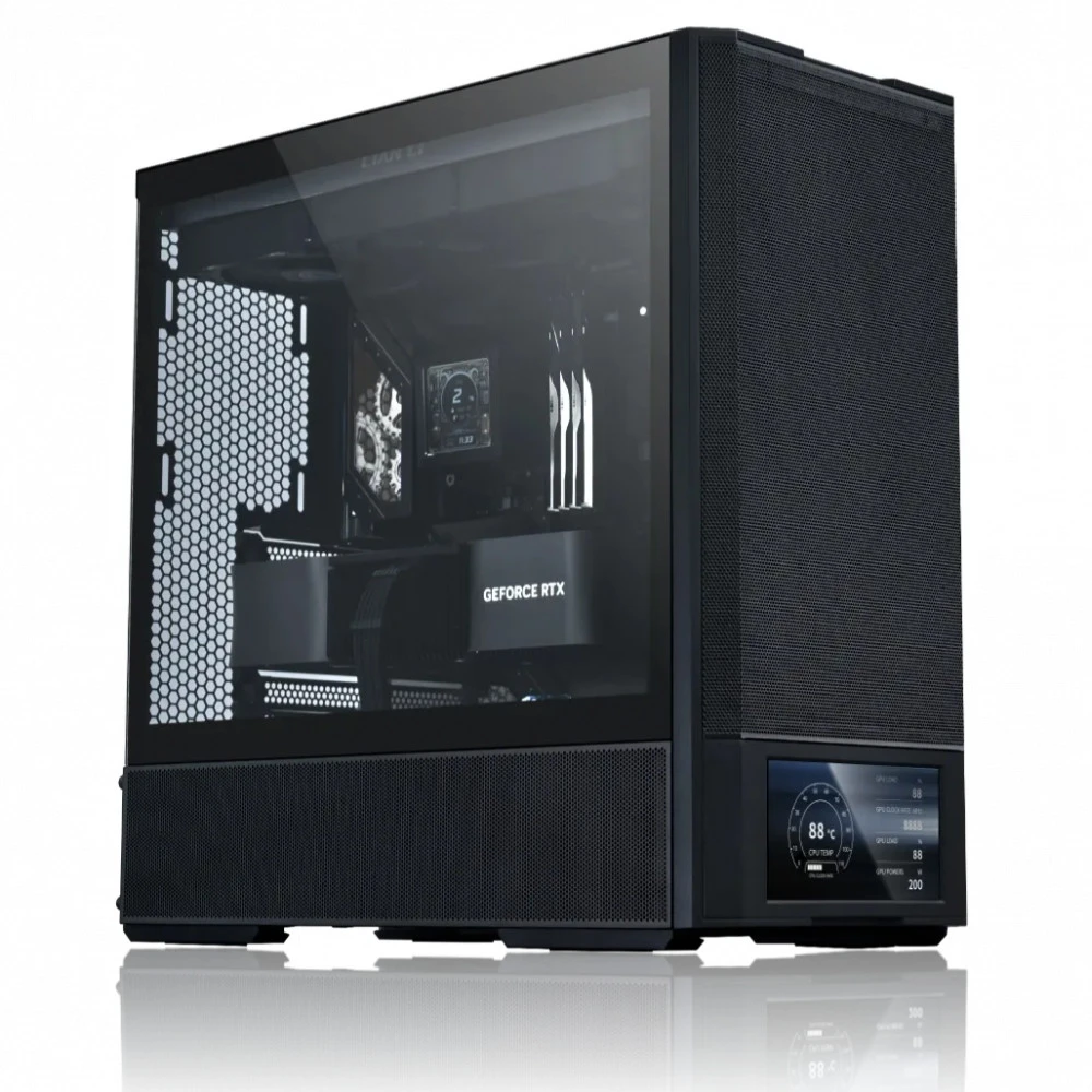 Корпус Lian Li Lancool 207 Digital, ATX, 4x140mm ARGB, LCD — 5