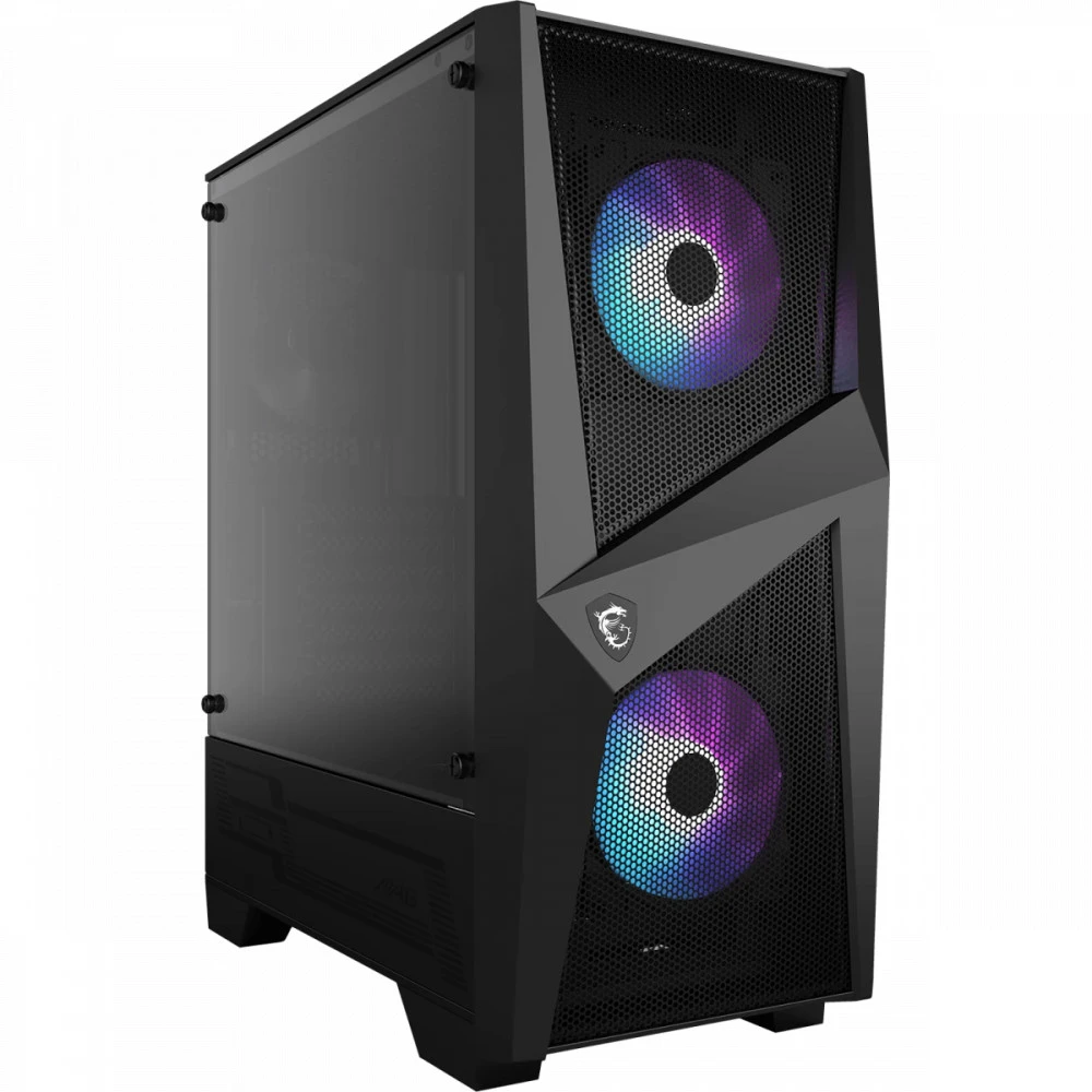 Корпус MSI MAG FORGE 100R, ATX/mATX/Mini-ITX, Black