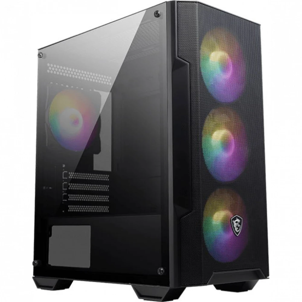 Корпус MSI MAG FORGE M100A, mATX/Mini-ITX, 4x RGB FAN — 3