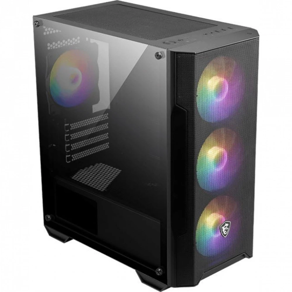 Корпус MSI MAG FORGE M100A, mATX/Mini-ITX, 4x RGB FAN — 4
