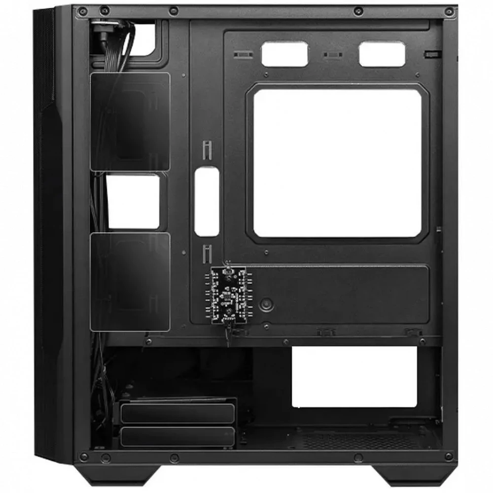 Корпус MSI MAG Forge M100R, Mini Tower, m-ATX, Black, 2x3.5"/2x2.5", 2xUSB2.0, USB3.0 — 5