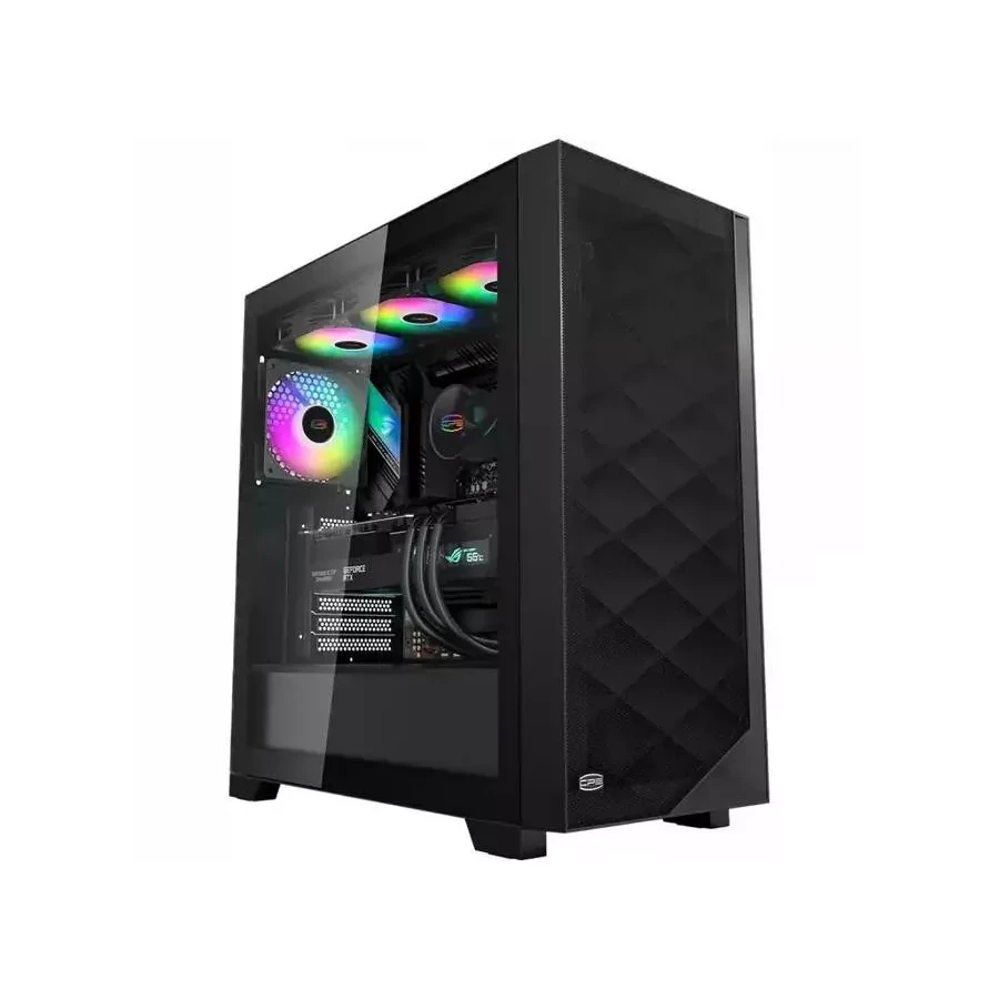 Корпус PCCooler C3D510, E-ATX/ATX/mATX, ARGB, 3x Fan