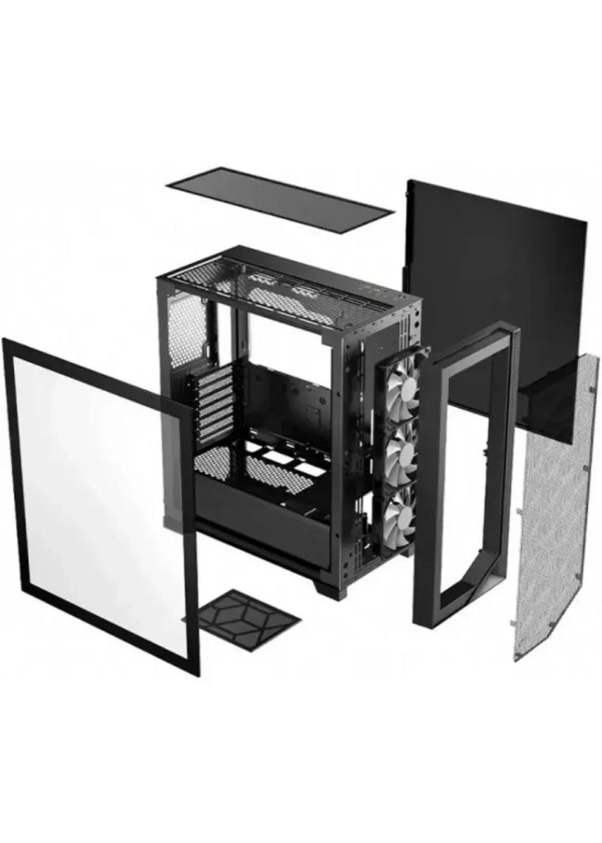 Корпус PCCooler C3D510, E-ATX/ATX/mATX, USB 3.0, Black — 5