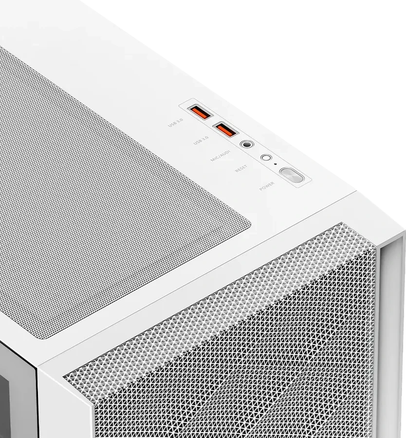 Корпус PCCooler C3D510, E-ATX/ATX/mATX, ARGB, White — 2