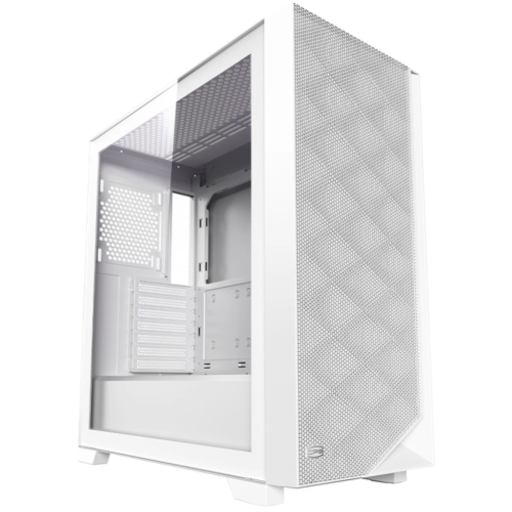 Корпус PCCooler C3D510, E-ATX/ATX/mATX, ARGB, White — 3