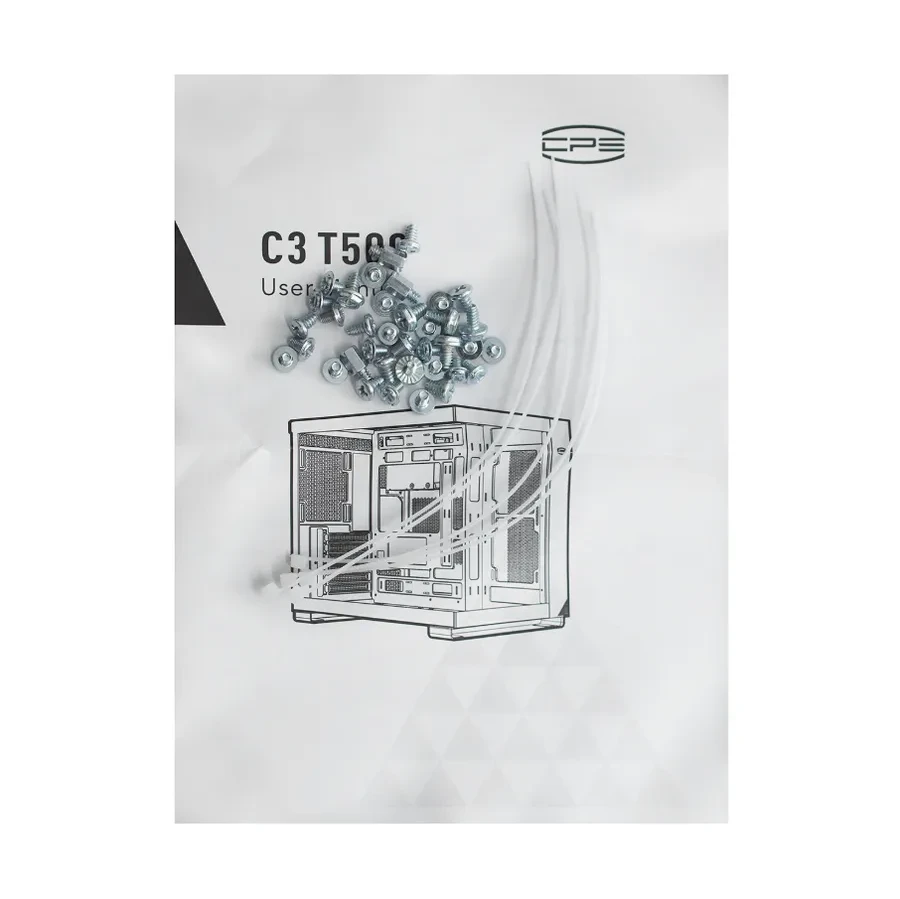 Корпус PCCooler C3T500, ATX/MATX/ITX, USB 3.1, White, ARGB — 4