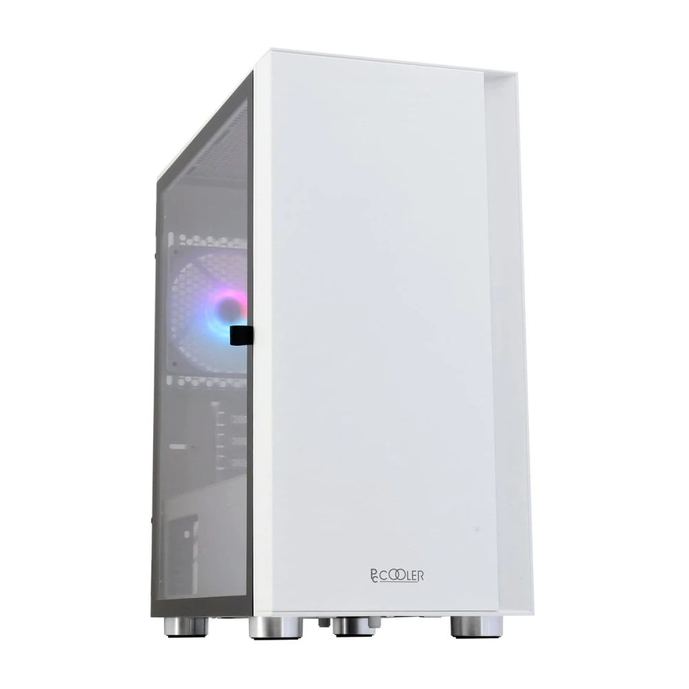 Корпус PCCooler LM300, mATX/ITX, ARGB, White — 2