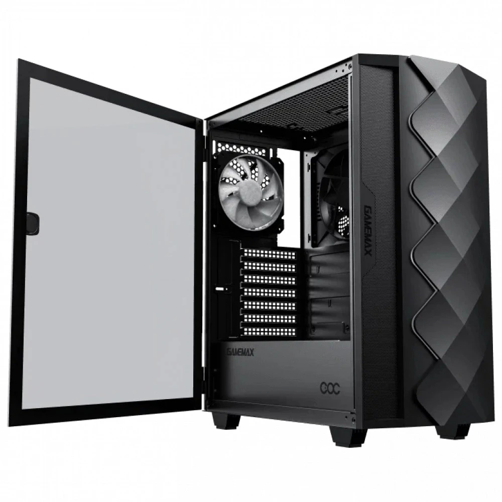 Корпус GameMax Diamond COC, mATX, чёрный