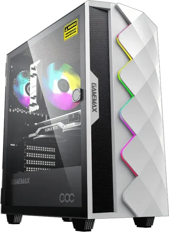Корпус GameMax Diamond COC, mATX, белый