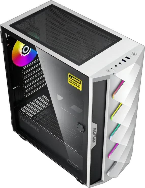Корпус GameMax Diamond COC, mATX, белый — 3