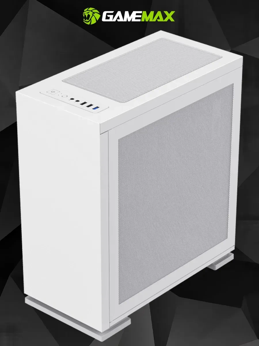 Корпус GameMax M60, mATX, белый — 5