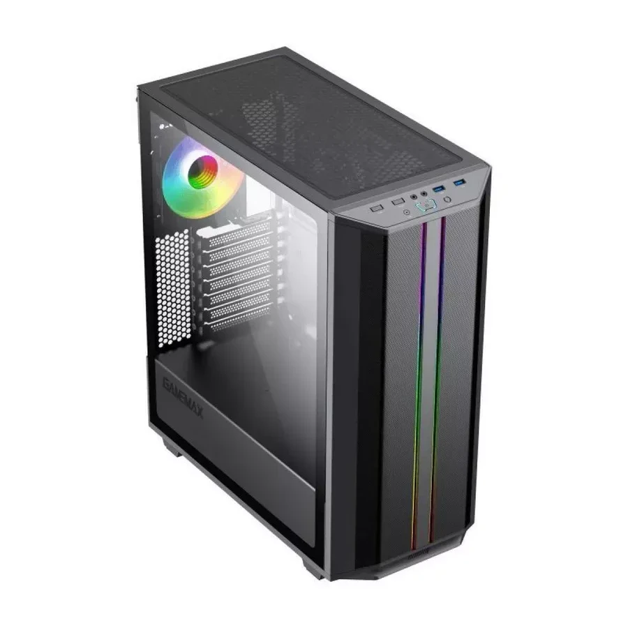 Корпус GameMax Precision, mATX, чёрный — 3