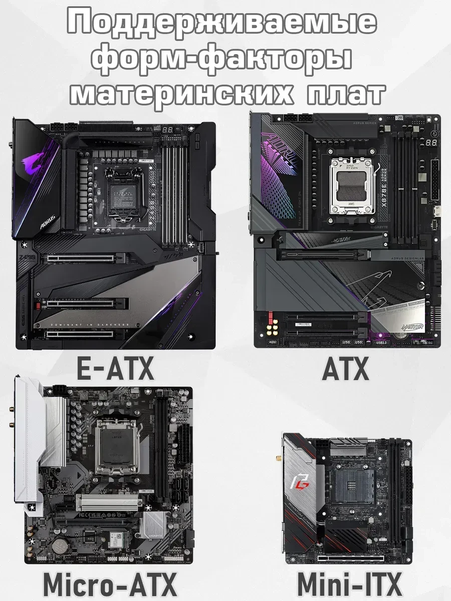 Корпус GameMax Precision, mATX, белый — 4