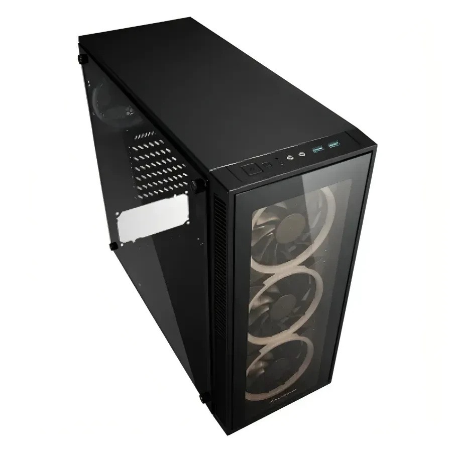Корпус Sharkoon TG4 RGB, ATX, RGB, чёрный