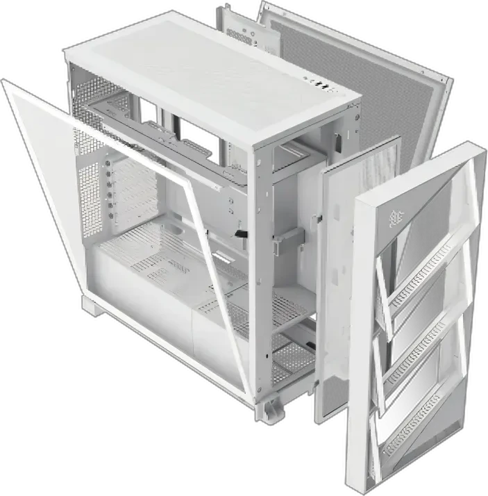 Корпус SEGOTEP KL-Aeolus, mATX, белый — 2