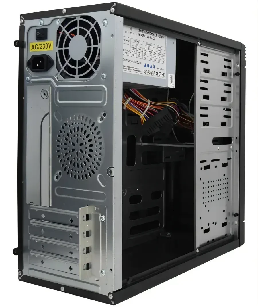 Корпус SMART SX-C5838 450W, microATX, чёрный — 2