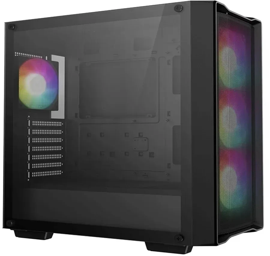 Корпус Deepcool CC560 MESH V2, ATX/mATX/Mini-ITX, чёрный — 3