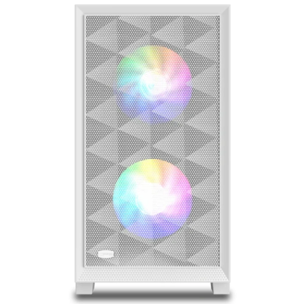 Корпус PCCooler C3D310 mATX/ITX ARGB, белый — 2