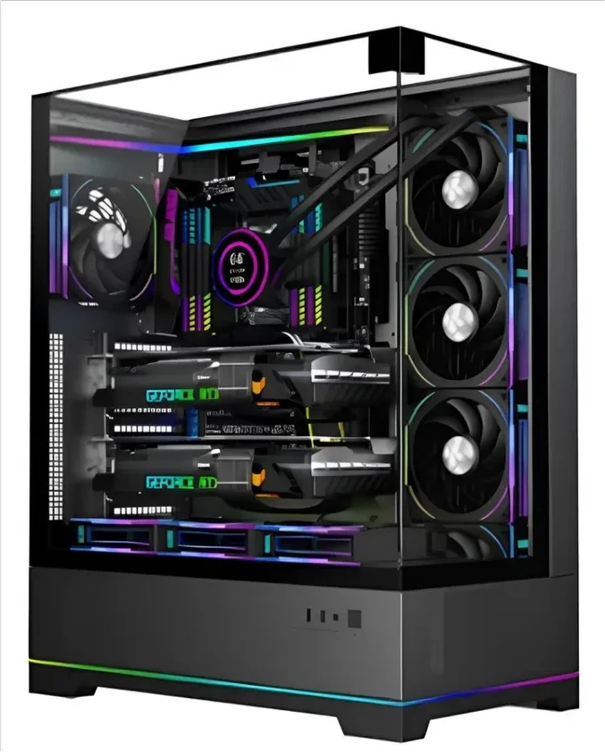 Корпус FSP U691-BP ATX Ultra Tower, закалённое стекло