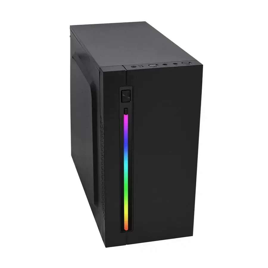 Компьютерный корпус APEX-V03, RGB, (400W), black, MATX — 2