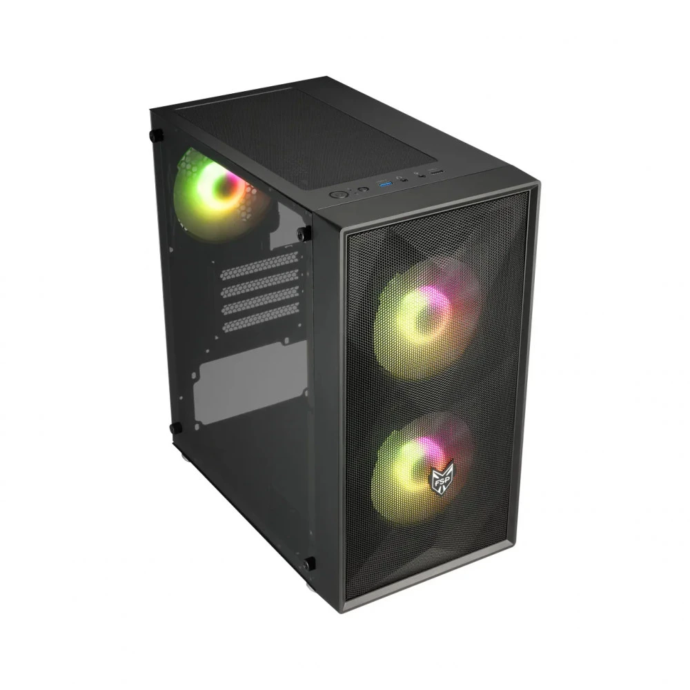 Корпус FSP CST130A M-ATX RGB Glass Black — 5