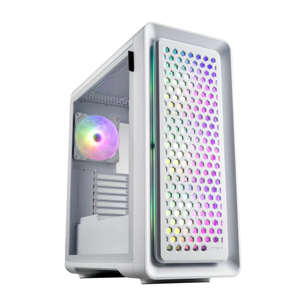 Корпус FSP CUT593P E-ATX ARGB Glass White
