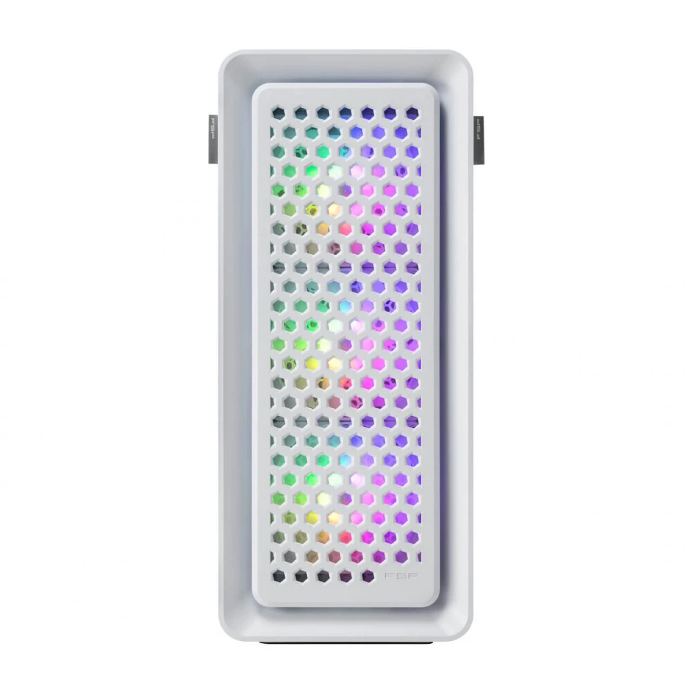 Корпус FSP CUT593P E-ATX ARGB Glass White — 2