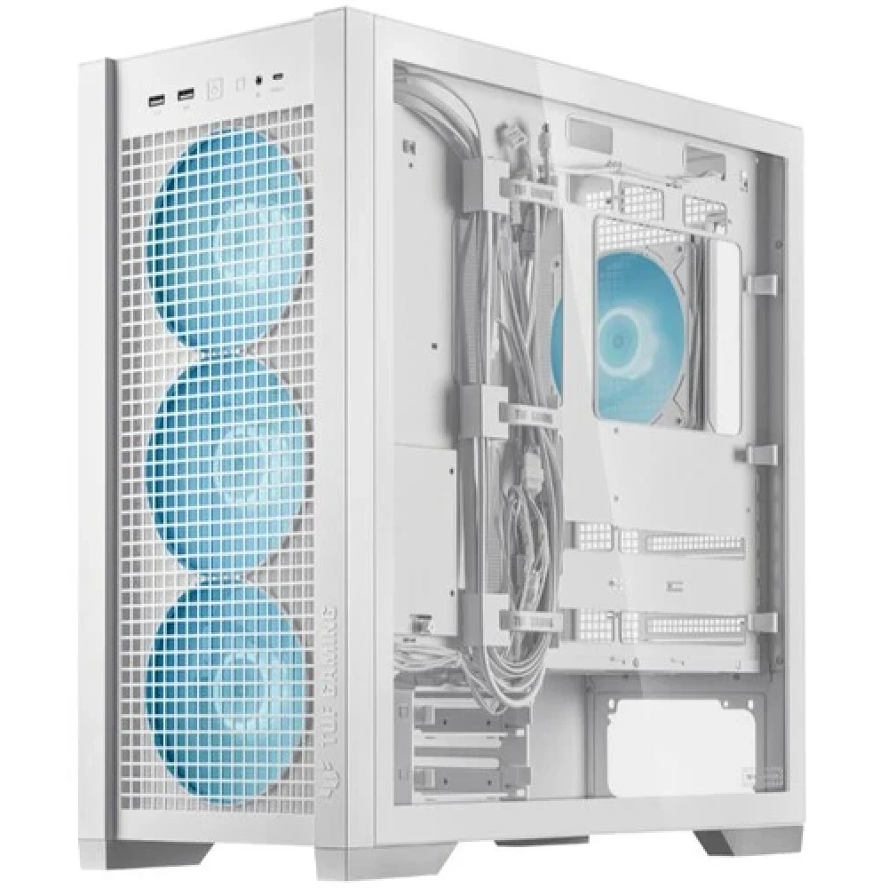 Корпус ASUS TUF Gaming GT302 TG, EATX/ATX/mATX/mITX, белый — 5