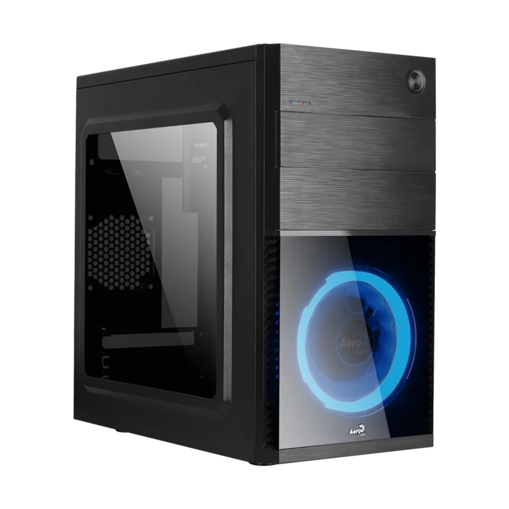 Корпус Aerocool CS-105 Blue, Micro ATX/mini-ITX, chërnyi