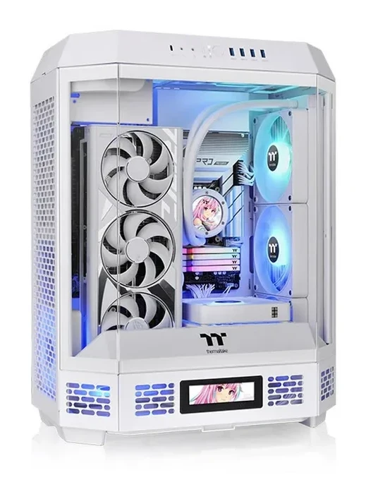 Корпус Thermaltake The Tower 600, Mid Tower, ATX/M-ATX/M-ITX, белый