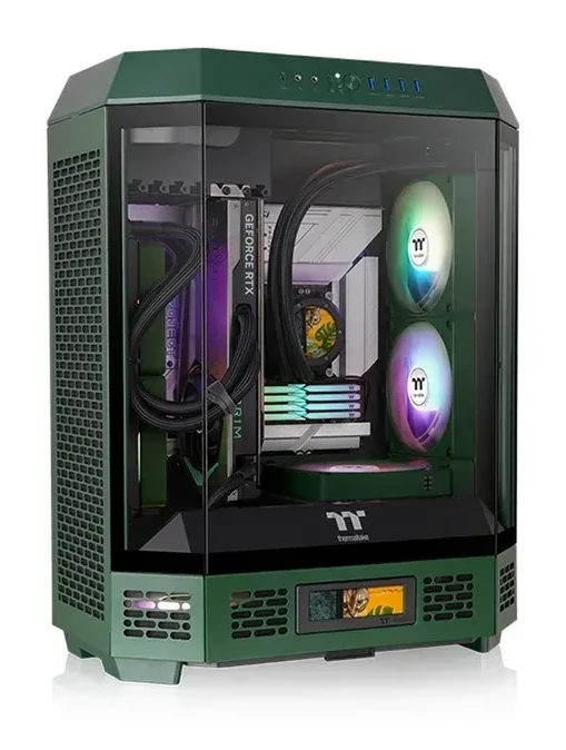 Корпус Thermaltake The Tower 600, Mid Tower, ATX/M-ATX/M-ITX, Racing Green