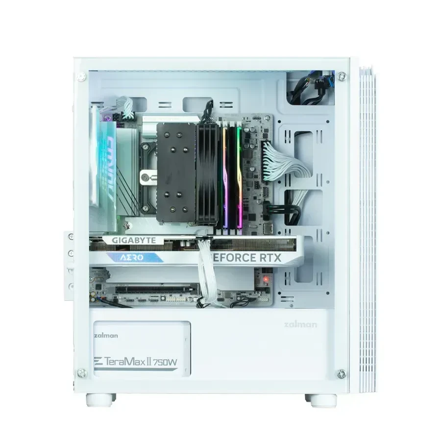 Корпус Zalman T4 Plus, Mini Tower, mATX/Mini-ITX, ARGB, белый — 3