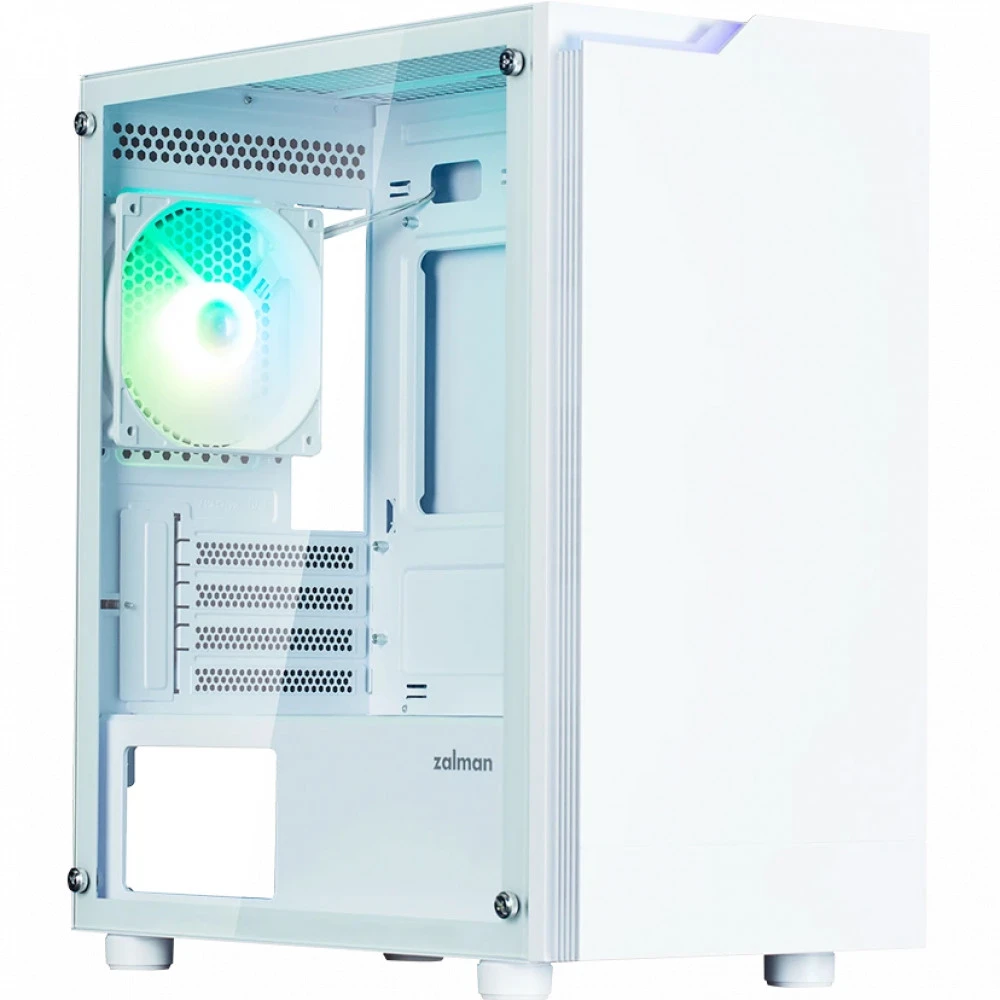Корпус Zalman T4 Plus, Mini Tower, mATX/Mini-ITX, ARGB, белый — 5