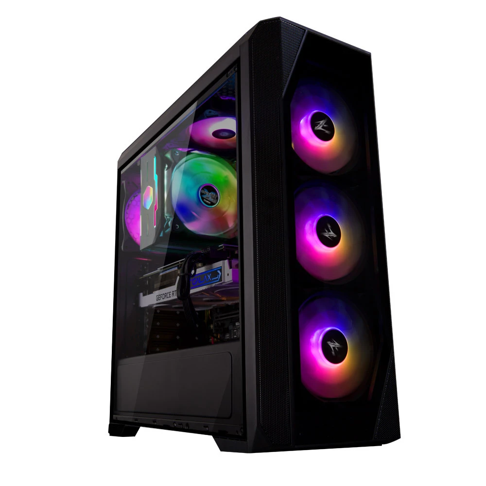 Корпус Zalman N5 TF, Mid Tower, ATX/mATX/Mini-ITX, RGB, чёрный — 3